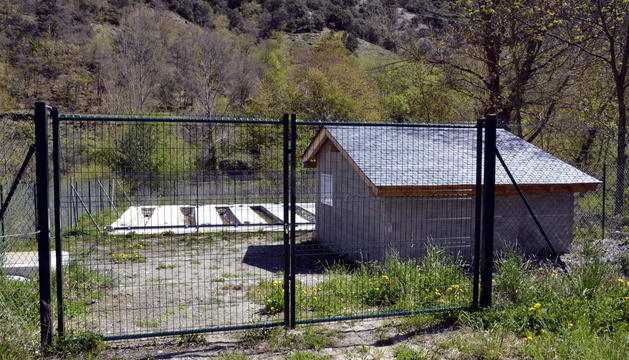 El canal d’alevinatge d’Escaló, on es van sacrificar els 30.000 alevins de truita fa un any.