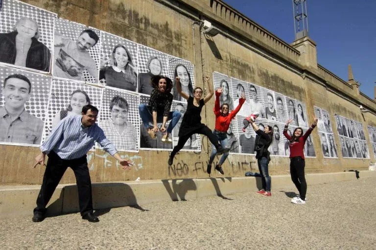 Art efímer que inspira felicitat