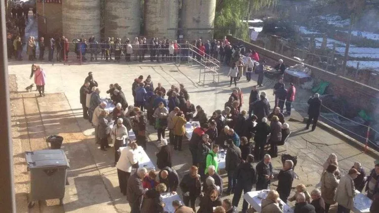 Més de 800 esmorzars a la Fira de l’Oli i la Pedra de Vinaixa