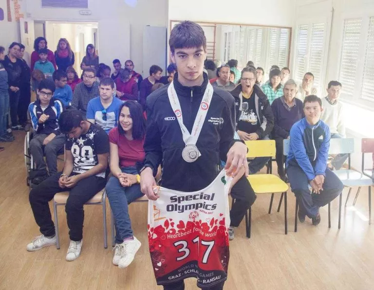 L'Escola Alba rep Puiggener, plata en els Jocs Special Olympics