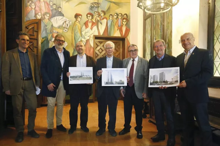BBVA demana llicència a la Paeria per construir les dos torres vora la Llotja