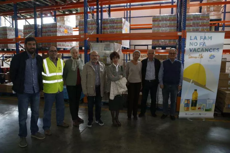 Menys donacions i menys usuaris al Banc dels Aliments