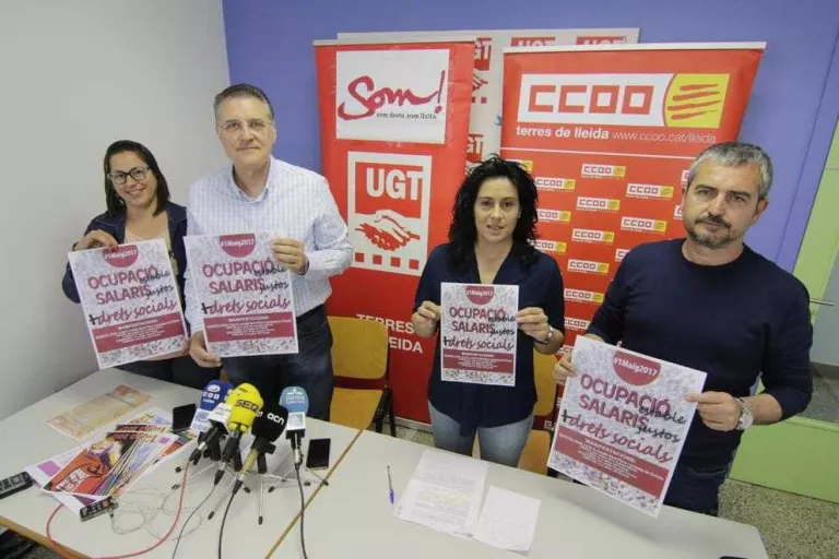 “Els treballadors de Lleida no estan notant la recuperació econòmica”
