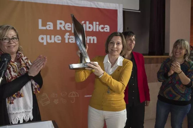 Forcadell: “Ni un pas enrere en defensa de la democràcia”