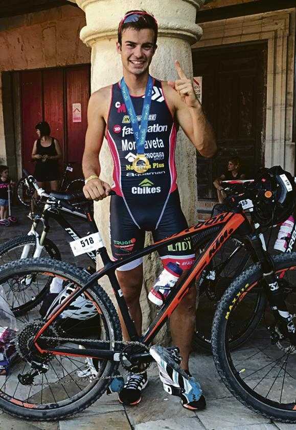 Montraveta, doble títol estatal, de duatló i triatló, en menys de 24 hores