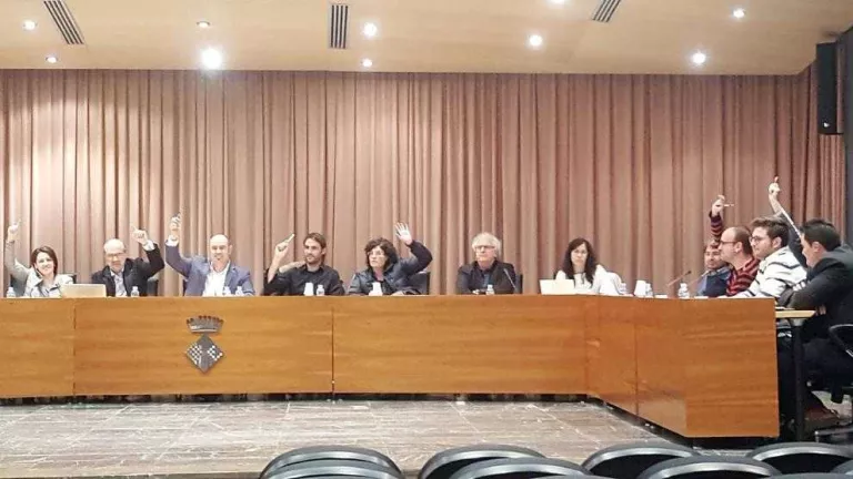 Imatge d’arxiu d’un ple de Balaguer.