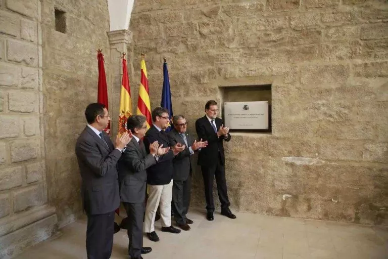 Rajoy rebutja “camins de ruptura” i veu el parador un exemple de col·laboració