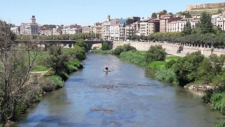 Segueixen la retirada d'algues del Segre i les fumigacions