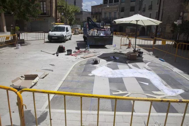 Cervera acaba la renovació del centre històric després de més d'un any d'obres