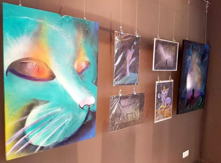 Exposició d'un grafiter de Lleida a la Palma