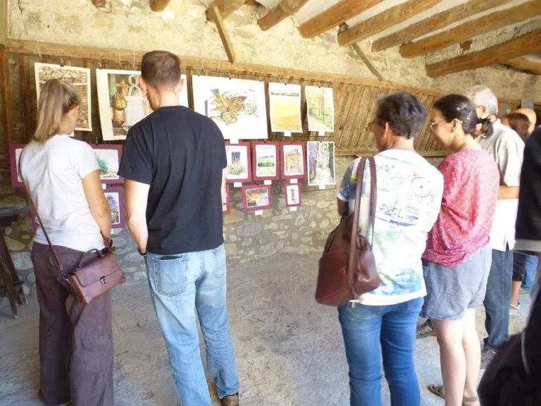 Salàs acull durant el cap de setmana pintors del Pallars i forans en diverses exposicions.