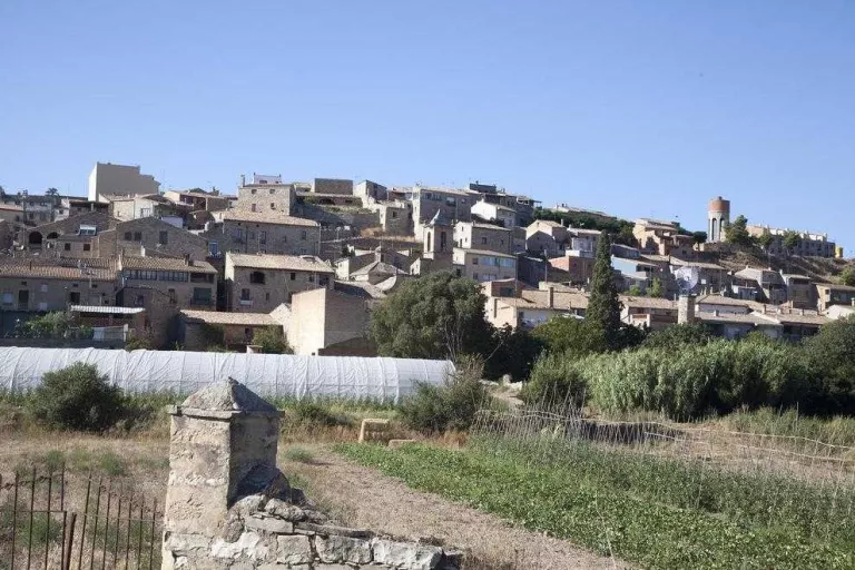 Vista del Talladell, poble amb la categoria d’entitat municipal descentralitzada (EMD).