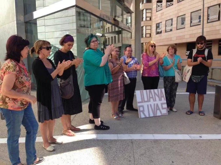 Concentració a Lleida a favor de Juana Rivas: "la violència masclista no caduca"