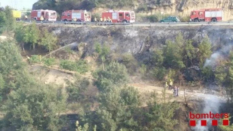 Els incendis de Torrefeta i Preixana cremen 22 ha