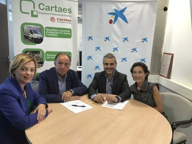 Conveni de Cartaes Tàrrega per a la inserció laboral de persones en exclusió