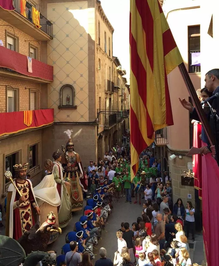 Gegants i trabucaires obren l'edició 364 de les festes de Solsona