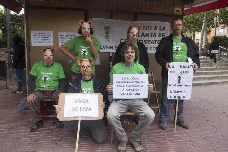 Un exedil de Tàrrega fa vaga de fam contra la planta d’Ossó de Sió