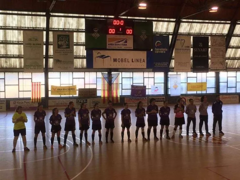 Debut històric al futbol sala femení amb el Cervera-Segarra a la categoria de plata