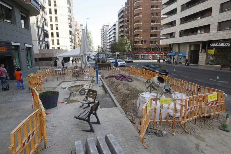 La reparació d'avinguda Catalunya, a punt el cap de setmana