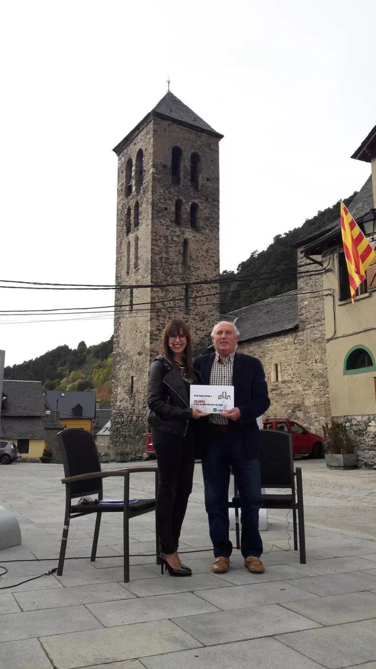 Vilamòs rep el premi al poble més bonic de Lleida