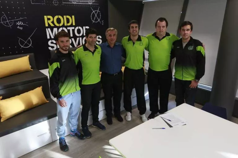 El Balàfia Volei presenta el nou patrocinador del primer equip