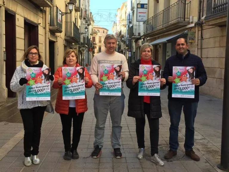 Els comerciants de les Borges sortegen fins a 3.000 euros en vals aquest Nadal