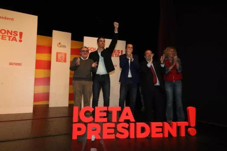 Sánchez veu una “remuntada” i diu que Iceta “es bolcarà a obtenir diners per a Catalunya”
