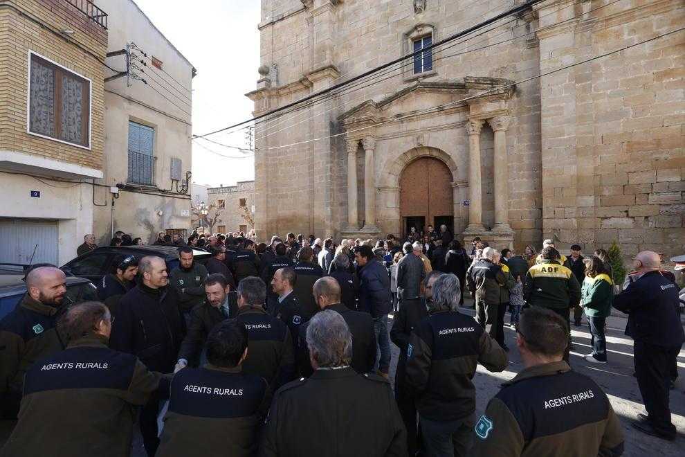 Els rurals demanen més protecció en el tribut als agents assassinats a Aspa