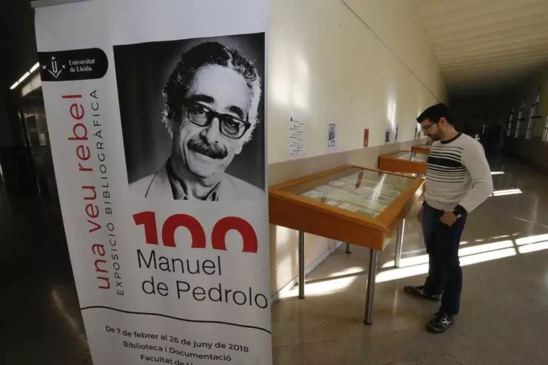 Mostra bibliogràfica de Pedrolo a la UdL en el seu centenari