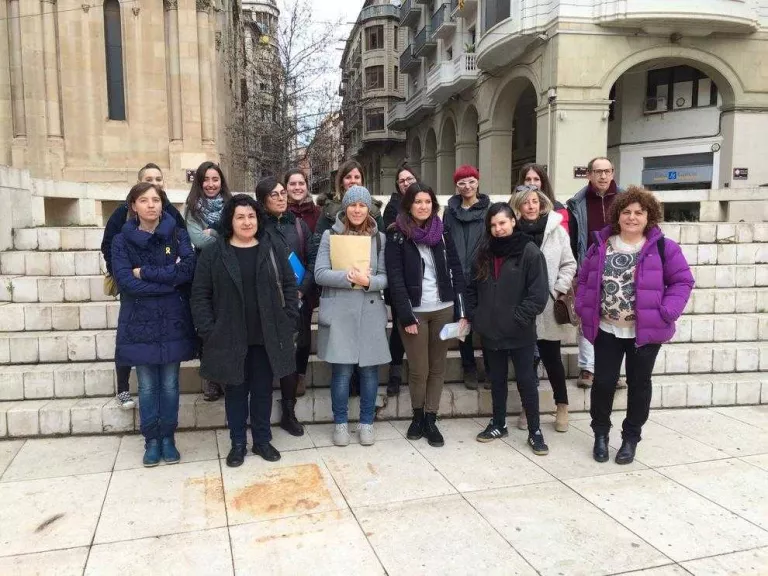 Una manifestació de dones posarà el colofó a la vaga del dia 8 de març a Lleida