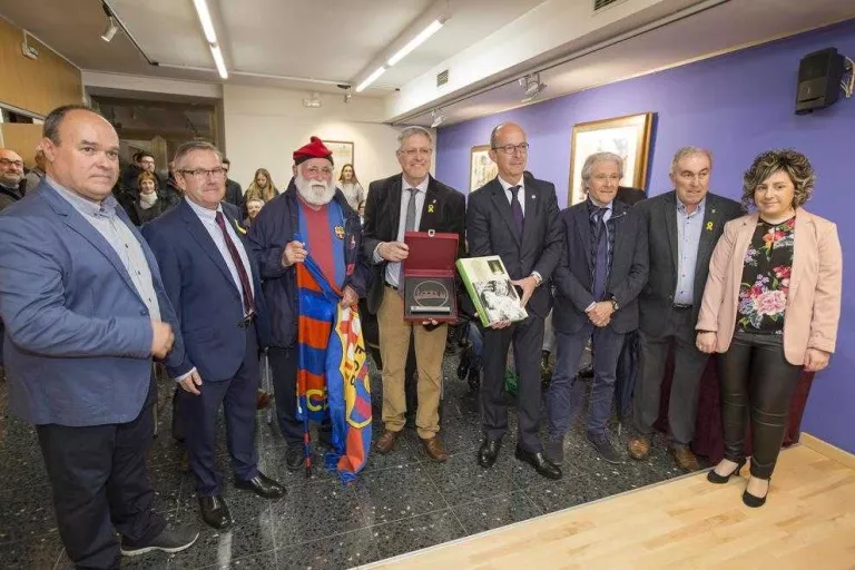 Les penyes blaugrana ocupen Bellpuig per celebrar 25 anys de la del poble
