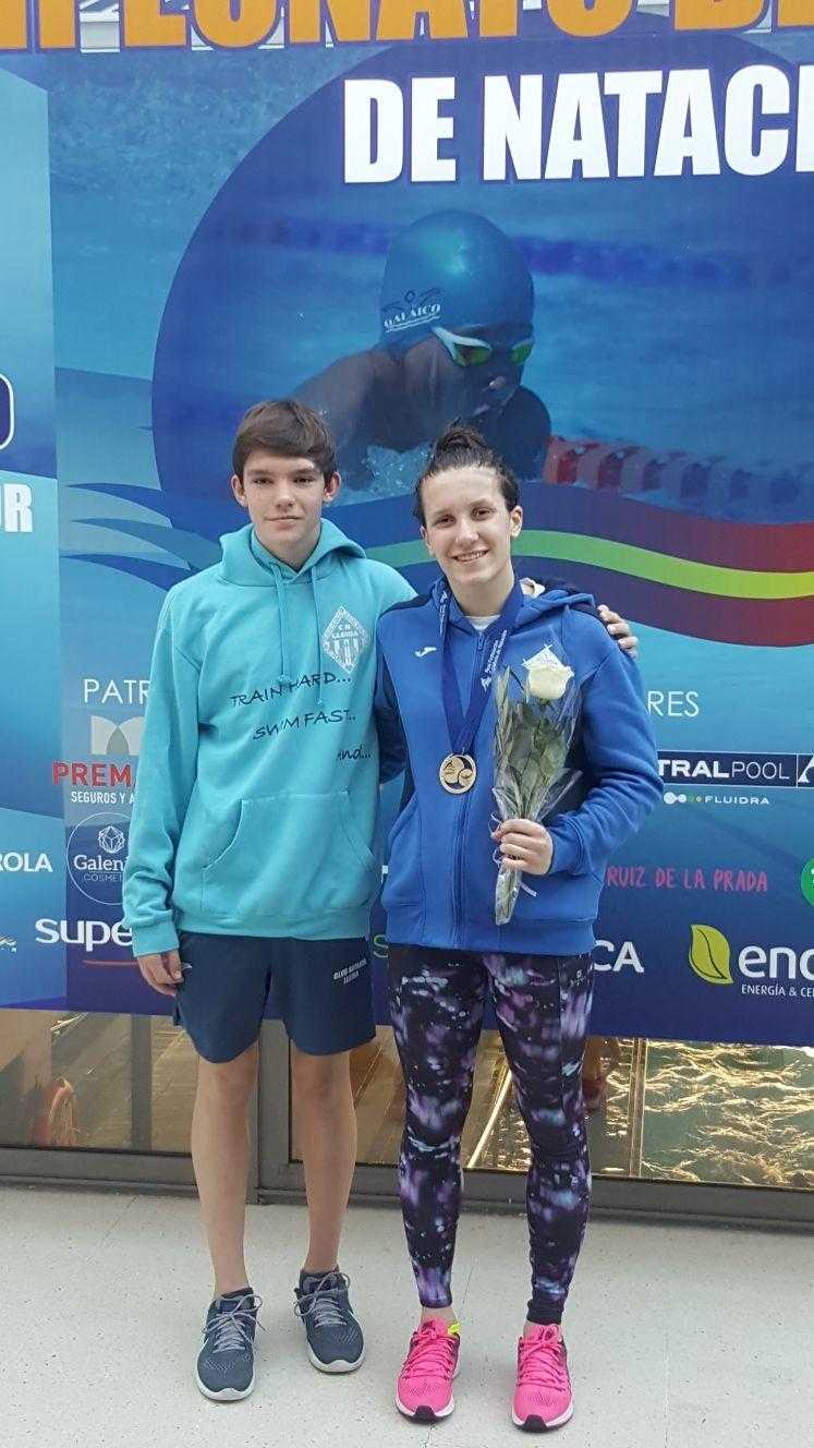 Paula Juste, medalla d'or en 800 metres lliures