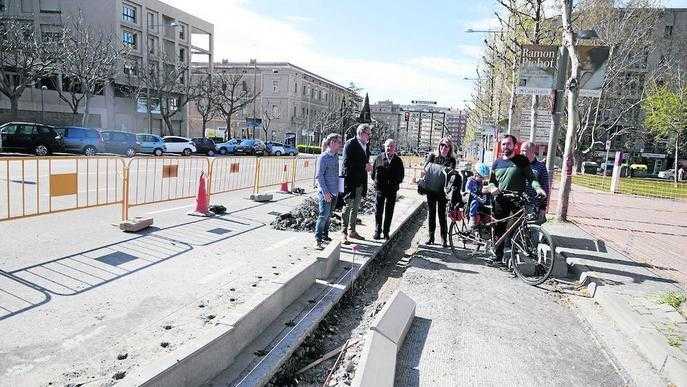Adjudicat el carril bici al tram de l’avinguda Catalunya