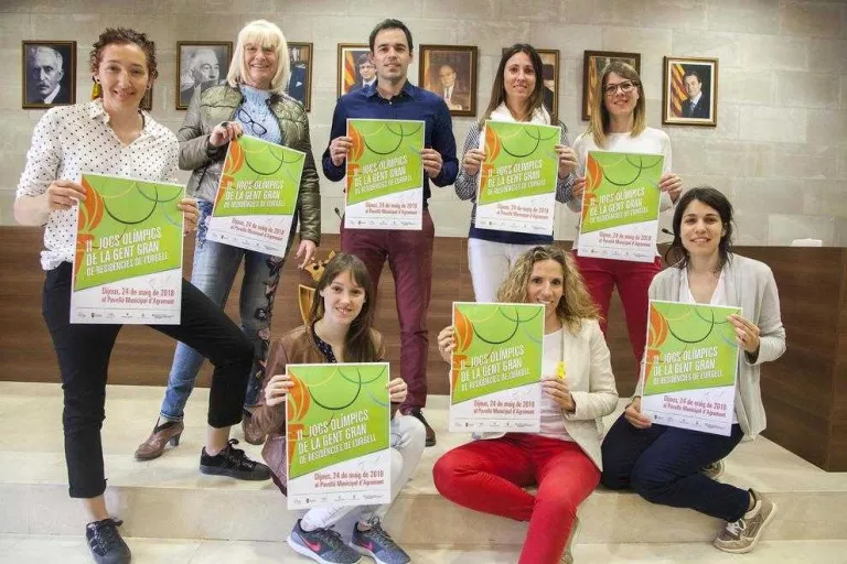 La gent gran de nou residències participarà a uns Jocs Olímpics a Agramunt