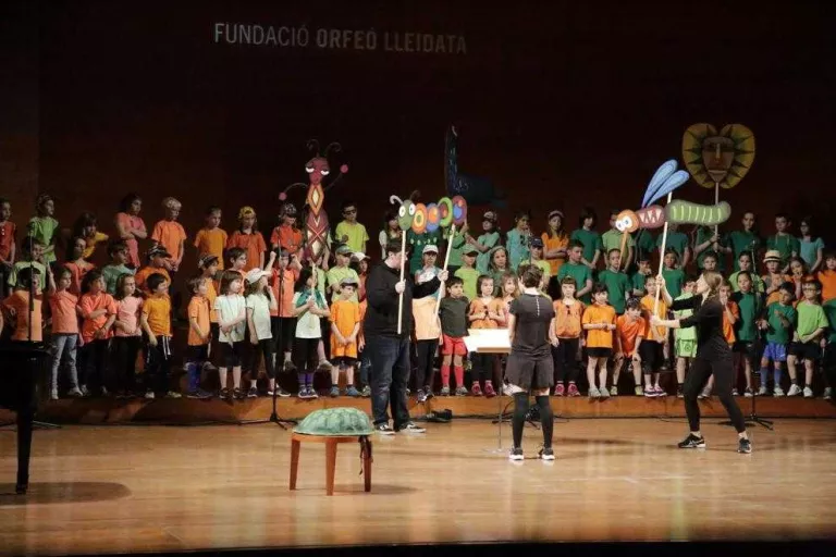 Les corals infantils de l’Orfeó Lleidatà celebren el 60è aniversari