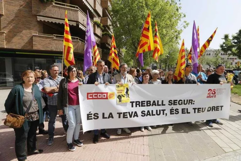 Els sindicats atribueixen la pujada de la sinistralitat al treball precari