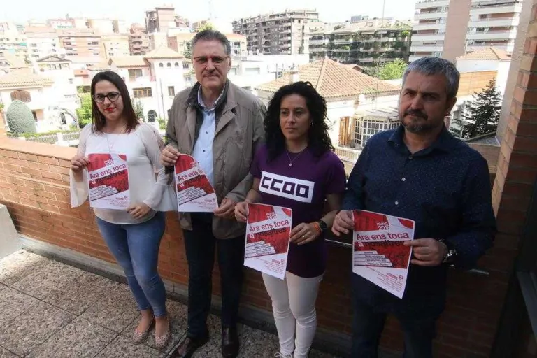 CCOO i UGT fan una crida a sortir l’1 de Maig per denunciar la precarietat laboral