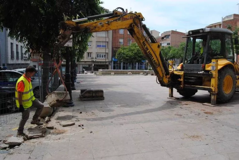 Mollerussa inicia la històrica reforma del centre per donar prioritat a vianants