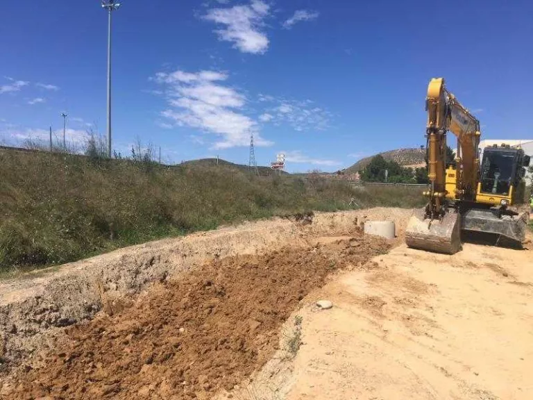 Fraga construeix un col·lector vora l'N-211 i evitarà inundacions