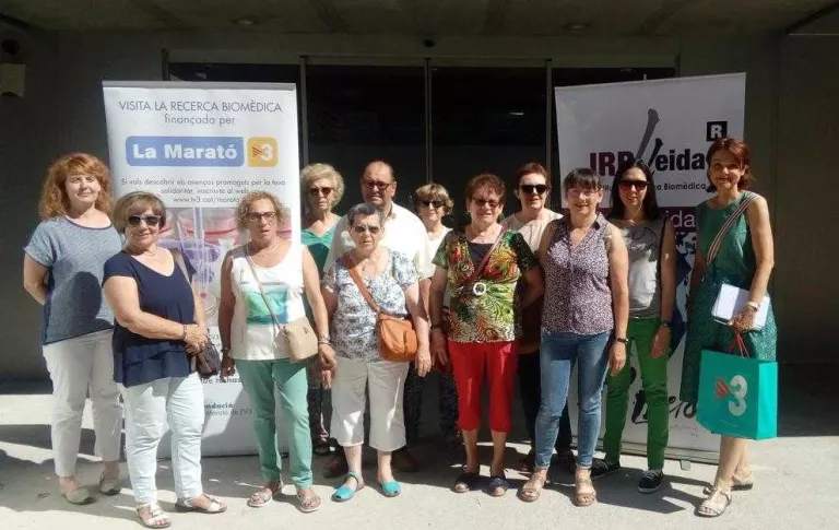 Donants de La Marató visiten l’IRBLleida