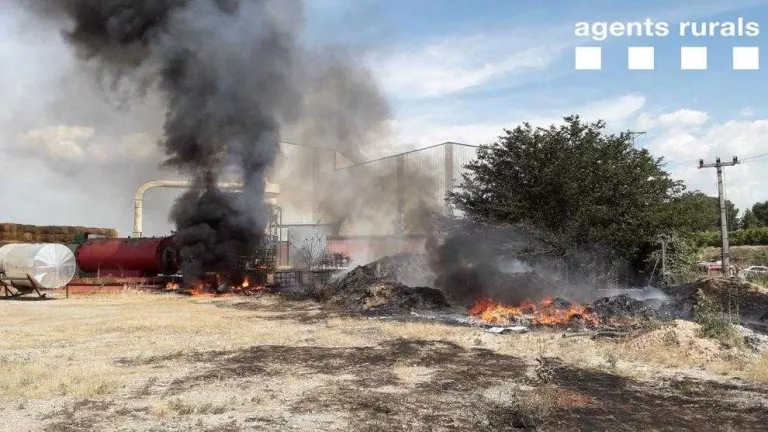 Sufoquen un incendi a Torregrossa