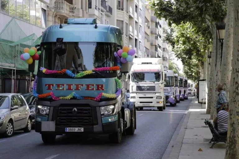 Els transportistes celebren el dia de Sant Cristòfol