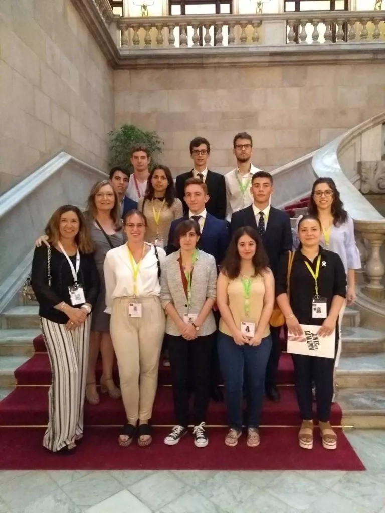 Formació a quinze alumnes de la UdL al Parlament