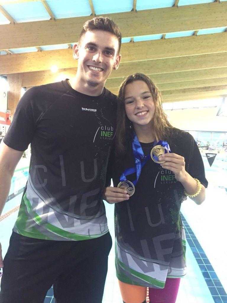 Emma Carrasco, doble campiona estatal alevina