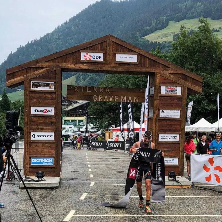 Xavier Jové, guanyador de l'Xterra Graveman de França