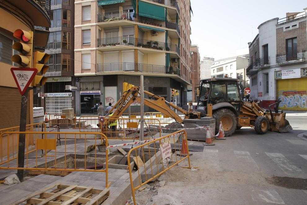 Gimcana a Noguerola per les obres