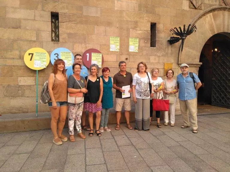 Cadena humana a Lleida per la llibertat dels presos