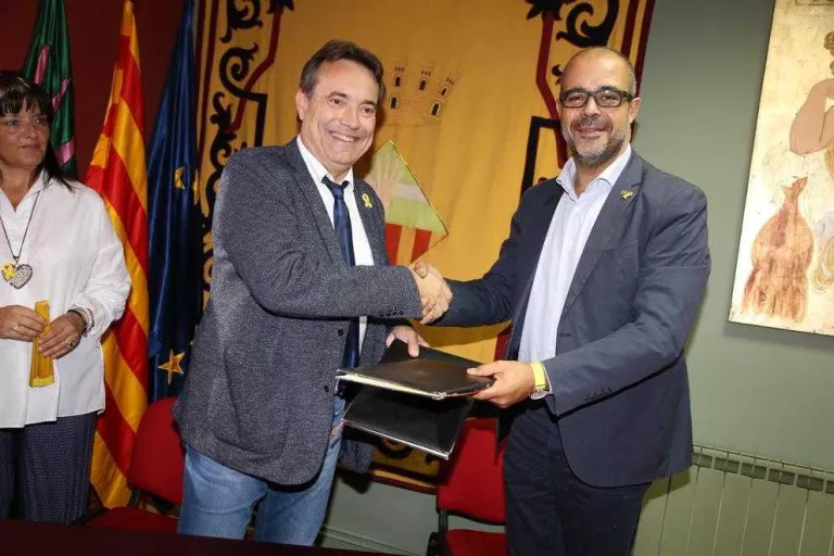 Acord de col·laboració entre els cossos de seguretat a Almacelles