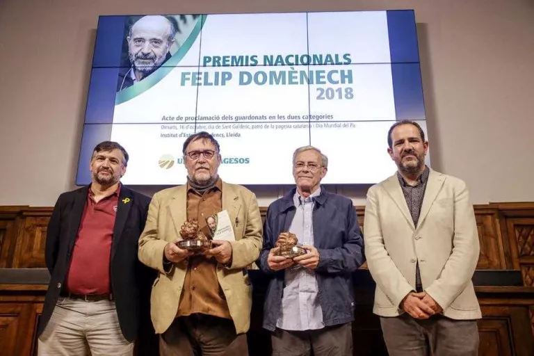 Martí Boada i la cooperativa L’Olivera, Premis Nacionals Felip Domènech 2018