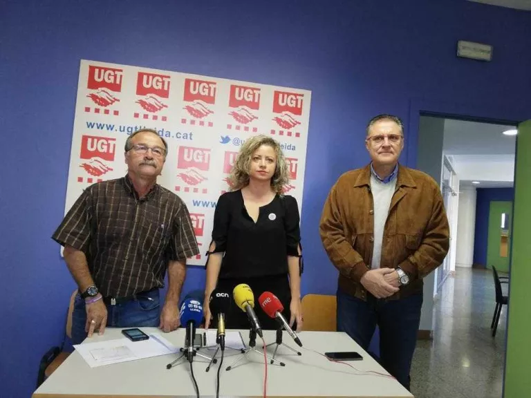 UGT denuncia l'existència a Lleida de 1.000 de subcontractats a les càrnies